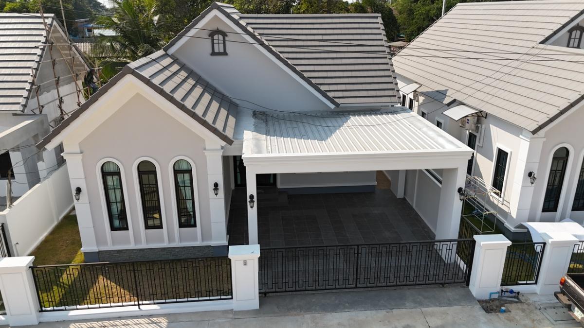 ขายบ้านศรีราชา แหลมฉบัง บ้านบึง : บ้านเดี่ยวมือ 1 หลังใหญ่ #โรงโป๊ะ #ตะเคียนเตี้ย