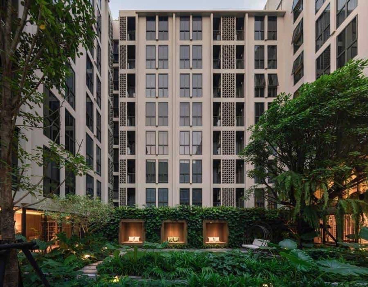 For SaleCondoOnnut, Udomsuk : Beautiful room, good view, complete furniture⭐Chambers Onnut Station (Chambers On Nut Station)