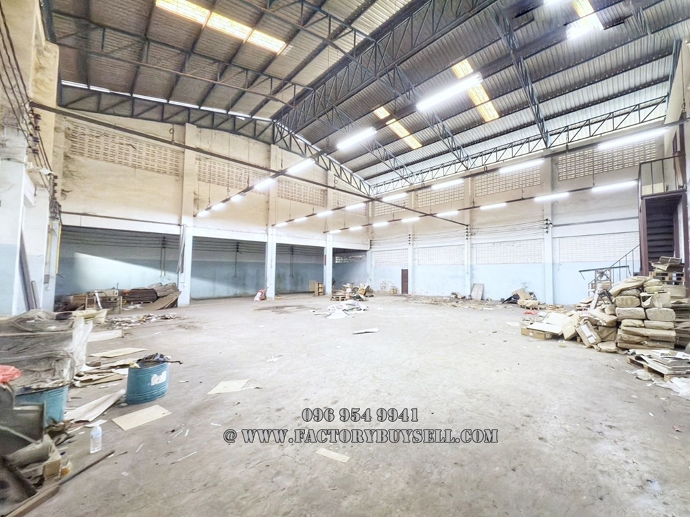 For SaleFactoryMahachai Samut Sakhon : Factory for sale, 1 rai, Khlong Si Wa Road, Khok Krabue Subdistrict, Mueang District, Samut Sakhon Province