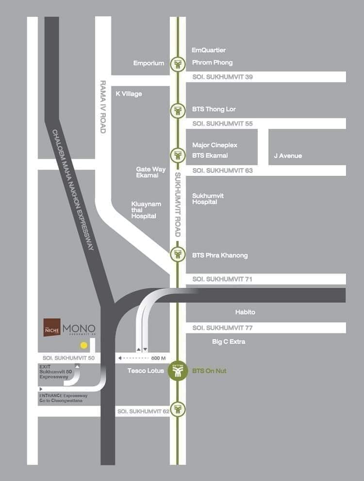 ขายคอนโดอ่อนนุช อุดมสุข : ห้องใหญ่สวยใหม่มาก เฟอร์ฯครบราคาดี⭐Niche Mono Sukhumvit 50 (นิช โมโน สุขุมวิท 50)