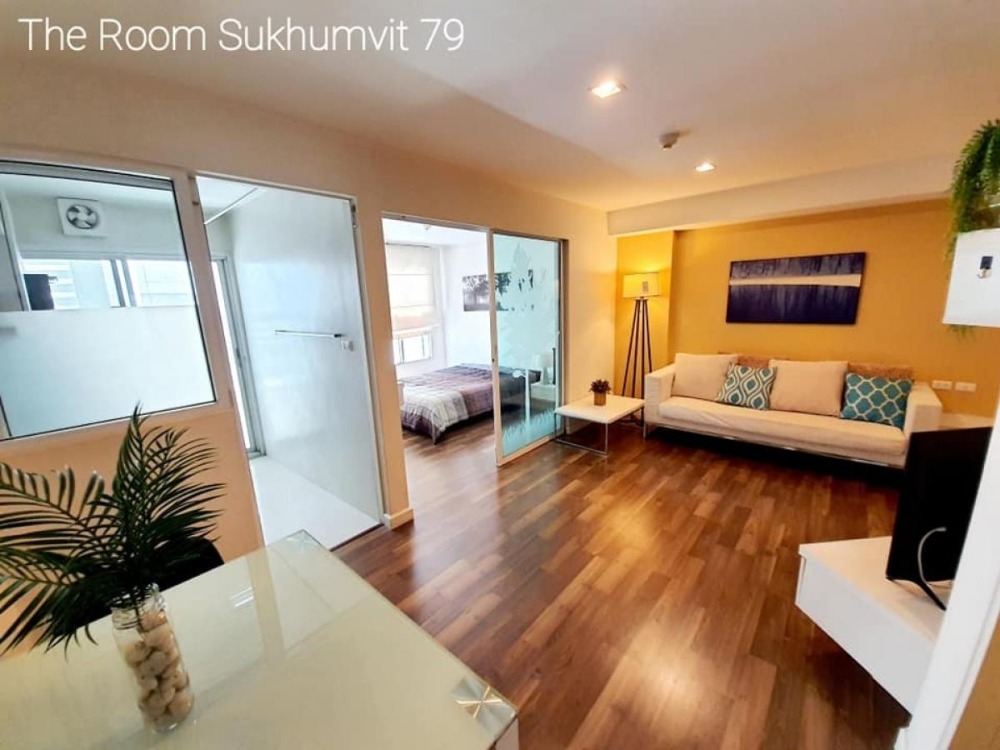ขายคอนโดอ่อนนุช อุดมสุข : ห้องมุม เฟอร์นิเจอร์ครบ⭐The Room Sukhumvit 79