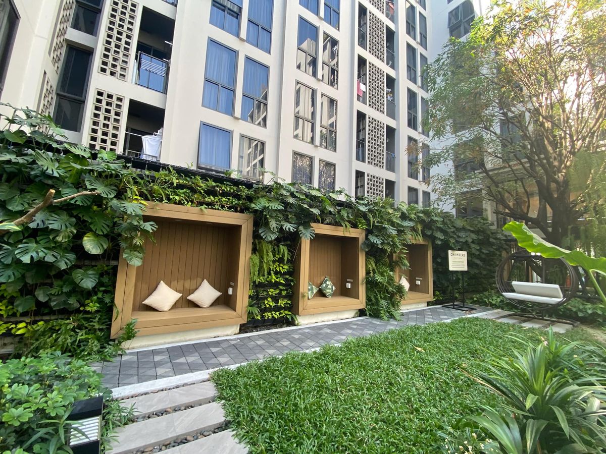 For SaleCondoOnnut, Udomsuk : Beautiful room, good view, complete furniture⭐Chambers Onnut Station (Chambers On Nut Station)