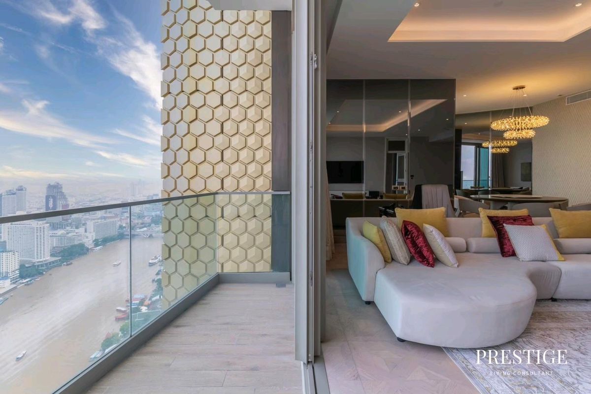 For RentCondoWongwianyai, Charoennakor : 📌For RENT | The Residences at Mandarin Oriental 3BR 222sqm 350,000 THB