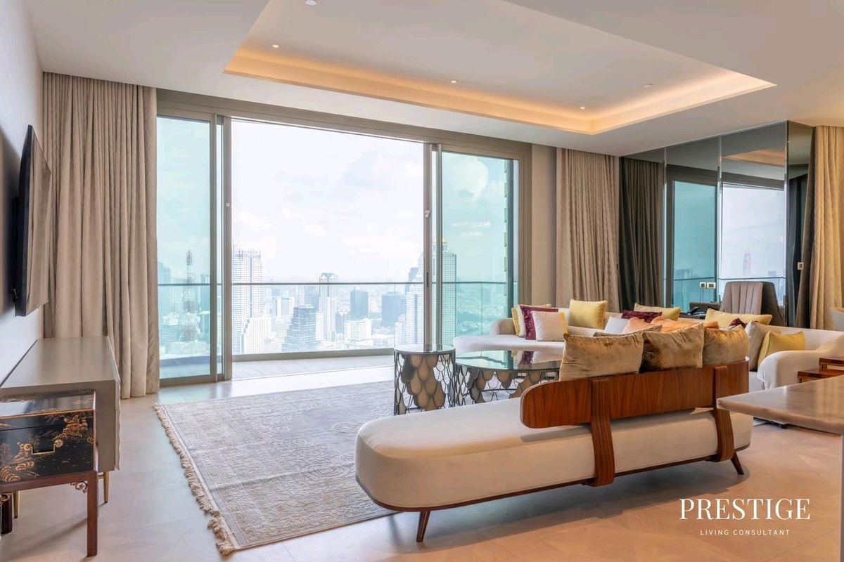 For RentCondoWongwianyai, Charoennakor : 📌For RENT | The Residences at Mandarin Oriental 3BR 222sqm 350,000 THB