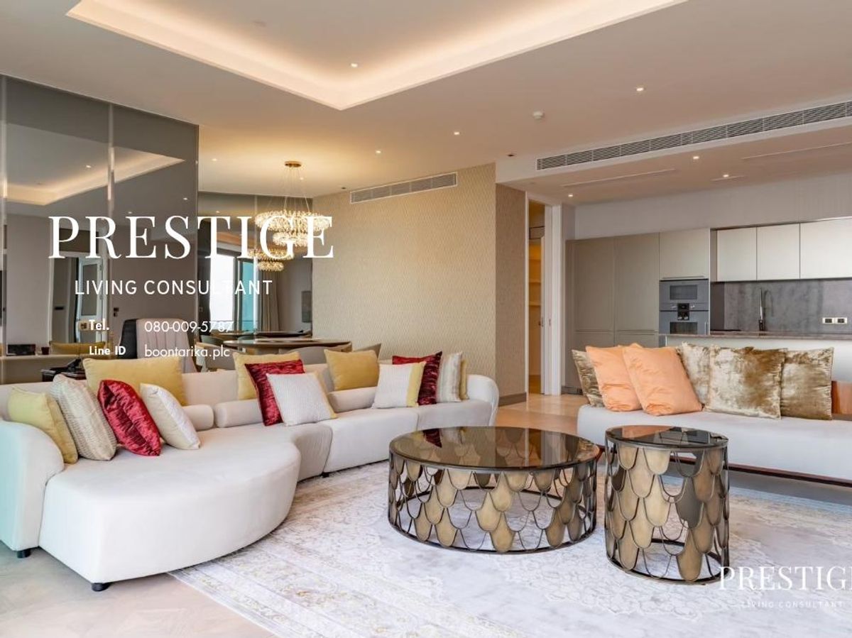 For RentCondoWongwianyai, Charoennakor : 📌For RENT | The Residences at Mandarin Oriental 3BR 222sqm 350,000 THB
