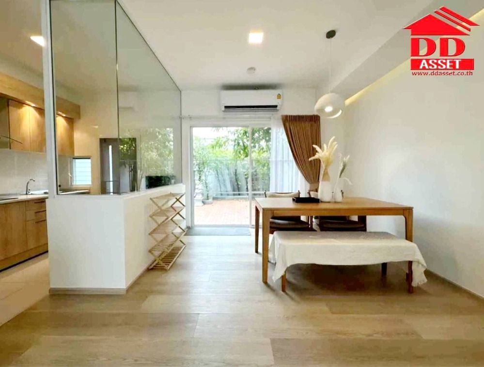 For RentTownhomeBangna, Bearing, Lasalle : For Rent Indy 2 Bangna - Ramkhamhaeng 2 2-storey townhouse, Indy Village Bangna - Ramkhamhaeng, opposite Mega Bangna, code: T8108