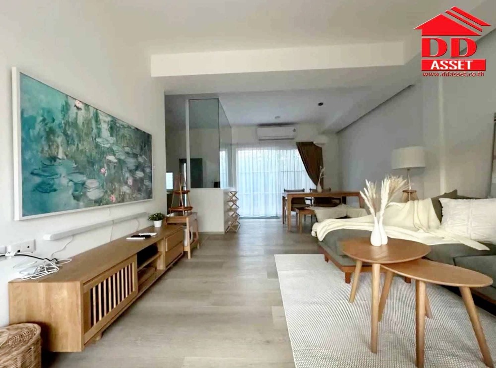 For RentTownhomeBangna, Bearing, Lasalle : For Rent Indy 2 Bangna - Ramkhamhaeng 2 2-storey townhouse, Indy Village Bangna - Ramkhamhaeng, opposite Mega Bangna, code: T8108