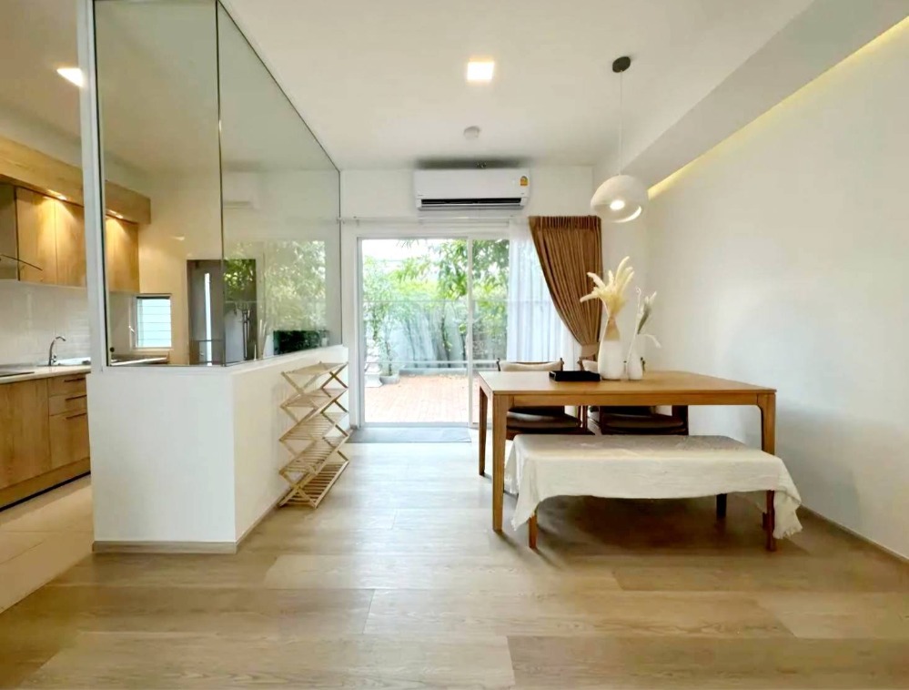 For RentTownhomeBangna, Bearing, Lasalle : For Rent Indy 2 Bangna - Ramkhamhaeng 2 2-storey townhouse, Indy Village Bangna - Ramkhamhaeng, opposite Mega Bangna, code: T8108