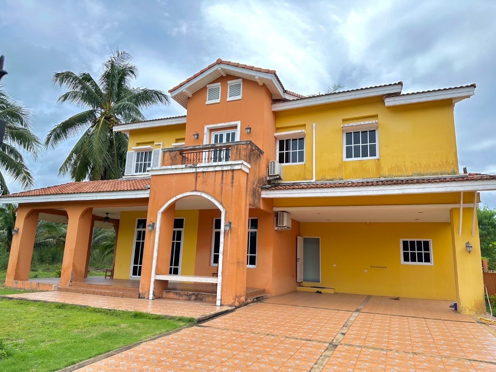 For SaleHouseChumphon : 2-storey detached house near Tung Wua Laen Beach, Chumphon Province