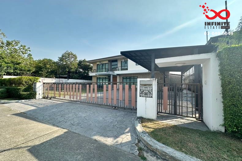 ขายบ้านมหาชัย สมุทรสาคร : ขายบ้านเดี่ยว 2 ชั้น  134.9 ตารางวา ณุศาศิริ พระราม 2 ถนนพระราม2