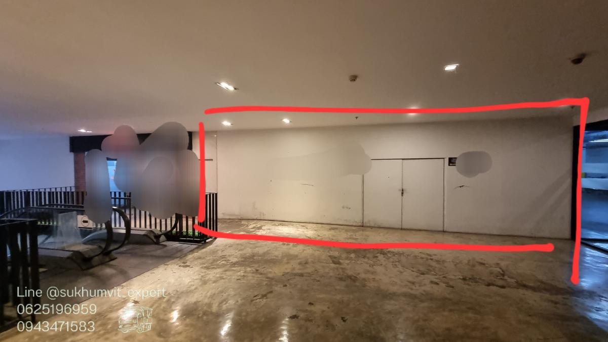 For RentRetail SpaceSukhumvit, Asoke, Thonglor : BTS Asoke Nana for rent, space, cheap price, 300 square meters, price 800 baht per square meter, suitable for a restaurant, service business