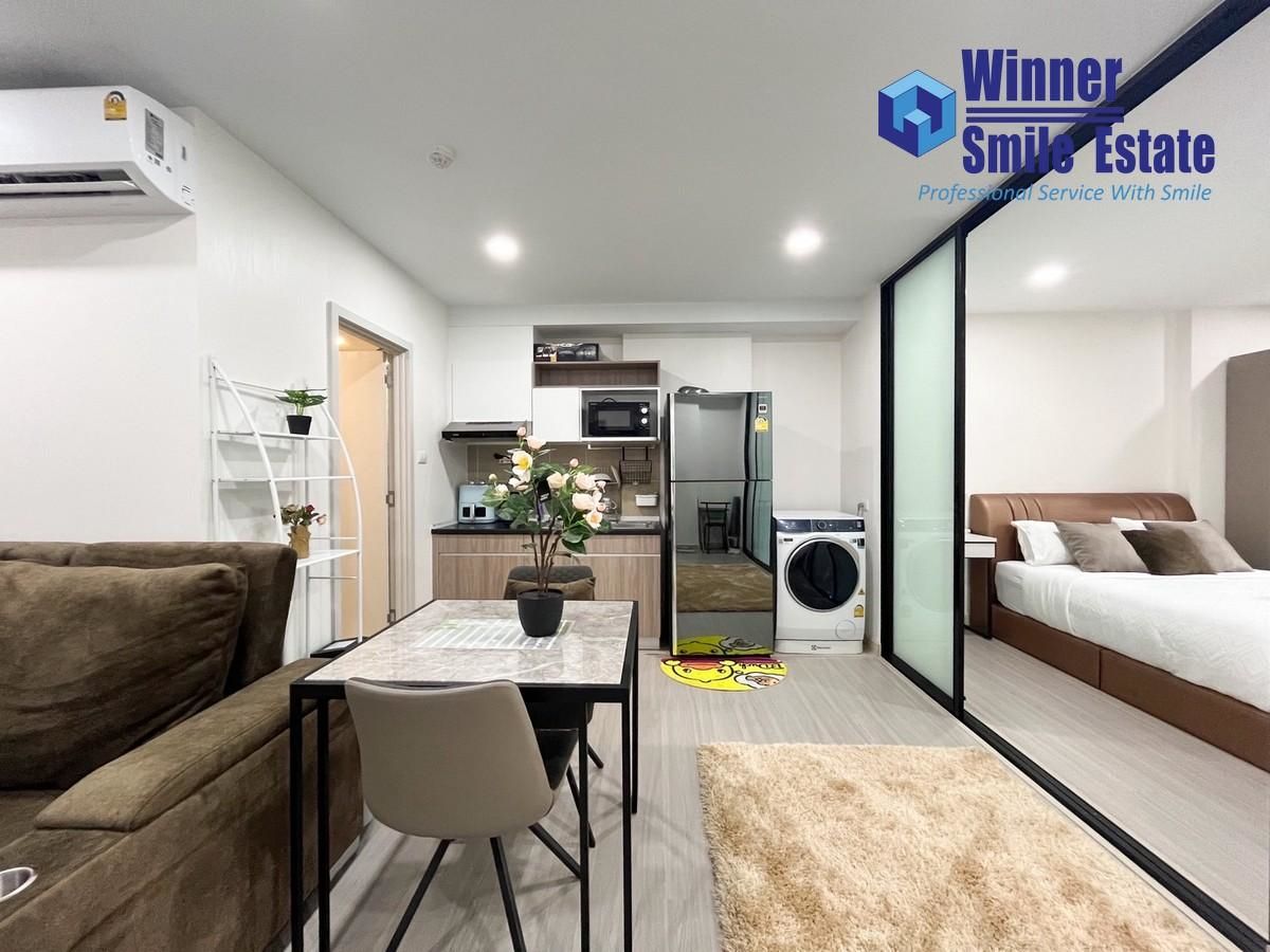 For SaleCondoBangna, Bearing, Lasalle : Condo for sale, 2 bedrooms, Supalai City Resort Sukhumvit 107, garden view, near BTS Bearing, fully furnished