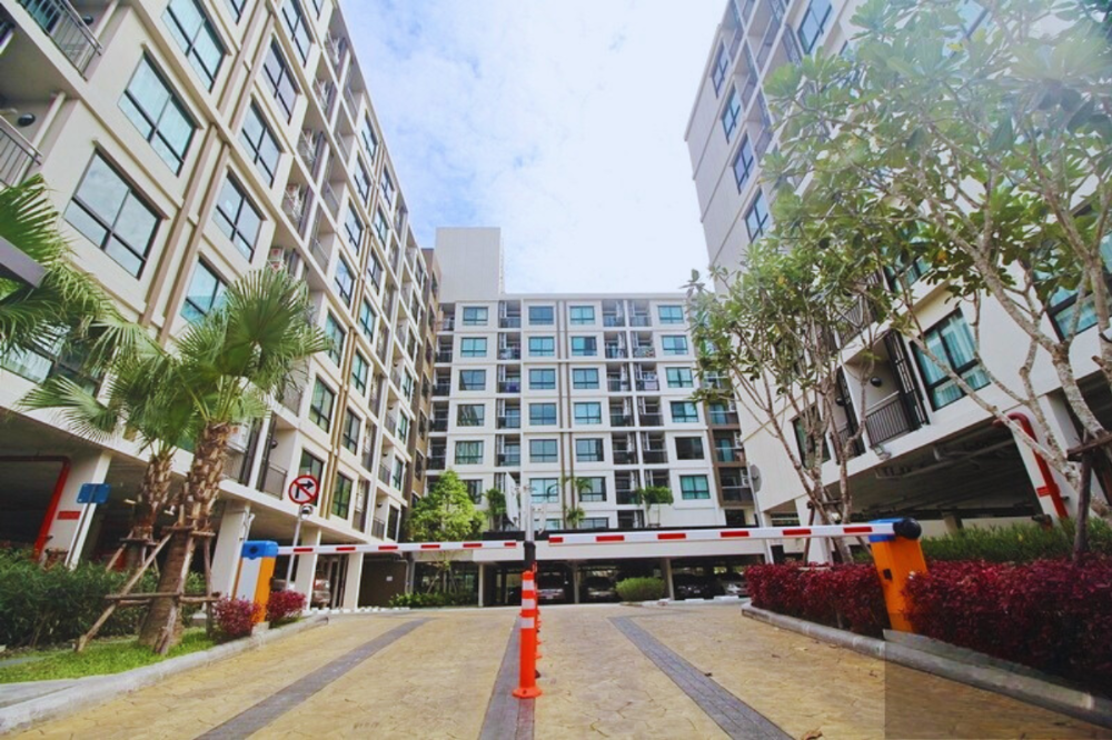 For SaleCondoBangna, Bearing, Lasalle : Selling below cost appraisal, Supalai City Resort Bearing Station, Sukhumvit 105, corner room, ready to move in