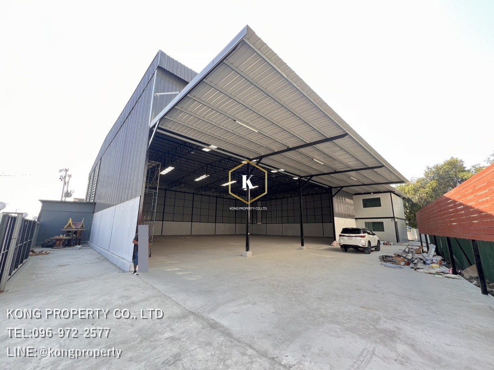 For RentWarehouseMahachai Samut Sakhon : Warehouse for rent, Rama 2, Ban Phaeo, Samut Sakhon, area 1,200 sq m.
