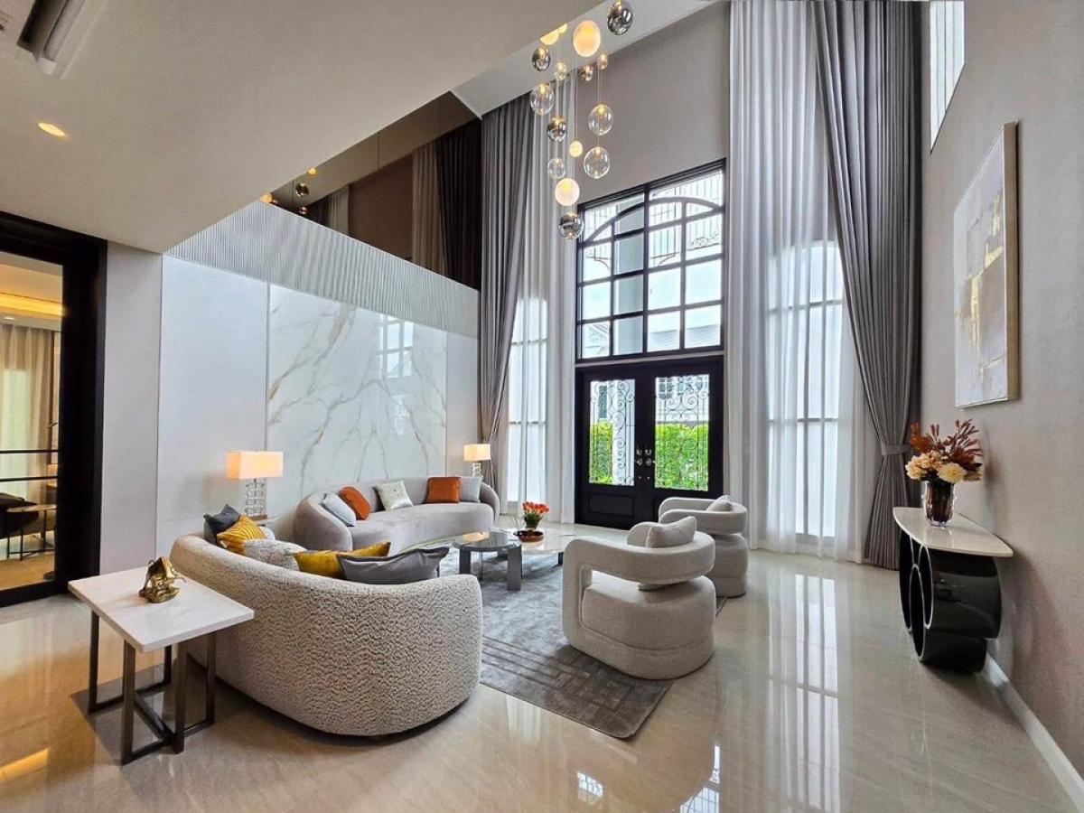 ขายบ้านลาดกระบัง สุวรรณภูมิ : 📢👇Sell with tenant til 4 June 2026
Luxury house in big size of land at Perfect Masterpiece Rama 9 - Krungthep Kreetha, easily traveling many routes, close to express way, fully furnished