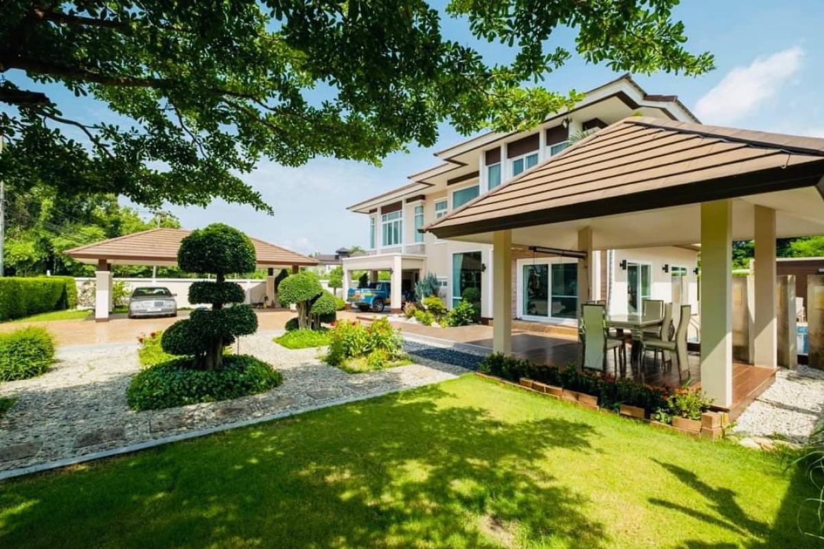 For SaleHouseChiang Mai : 4 Bedroom Pool Villa for Sale in Chiang Mai City in Wang Tan Village 5