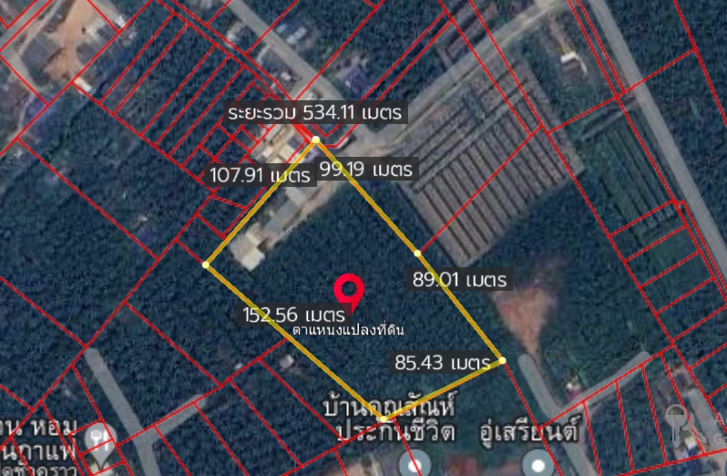 ขายที่ดินสมุทรสงคราม : ขายที่ดินราคาถูก เนื้อที่ 9.2.97 ไร่ อัมพวา สมุทรสงคราม
