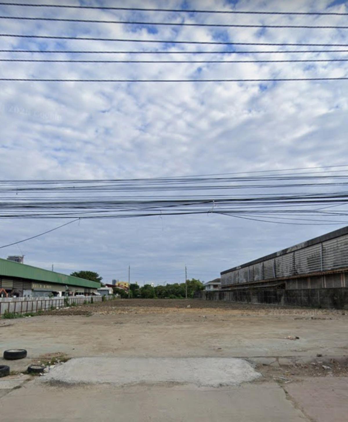 For RentLandSamut Prakan,Samrong : Land for rent on the main road Thepharak