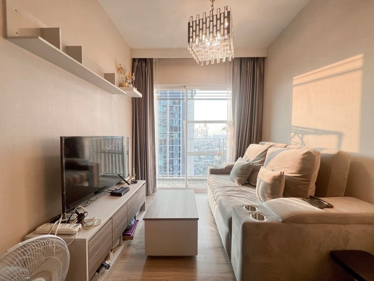 ให้เช่าคอนโดพระราม 5 ราชพฤกษ์ บางกรวย : 💥💥ปล่อยเช่า!! คอนโด Amber by Estern Tiwanon 1Bed ชั้น 29 ห้องสวย แต่งครบ สอบถาม LINE ID: @atfirm💥💥[พร้อมอยู่ 18 มิ.ย.2568]