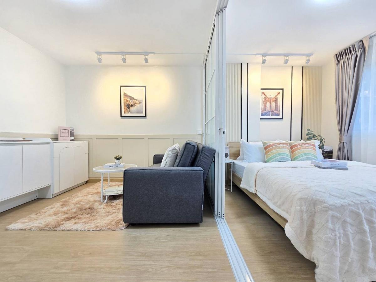 ขายคอนโดลาดพร้าว101 แฮปปี้แลนด์ : ✨️ห้องสวย วิวสวน ฟีลคาเฟ่🪴 ใกล้เดอะมอลล์บางกะปิ เดินไปรถไฟฟ้าก็ได้! ✨️อยากได้คอนโดที่ครบทุกความต้องการ ต้องนี่เลย! 👉ลุมพินี เซ็นเตอร์ ลาดพร้าว 111🪴