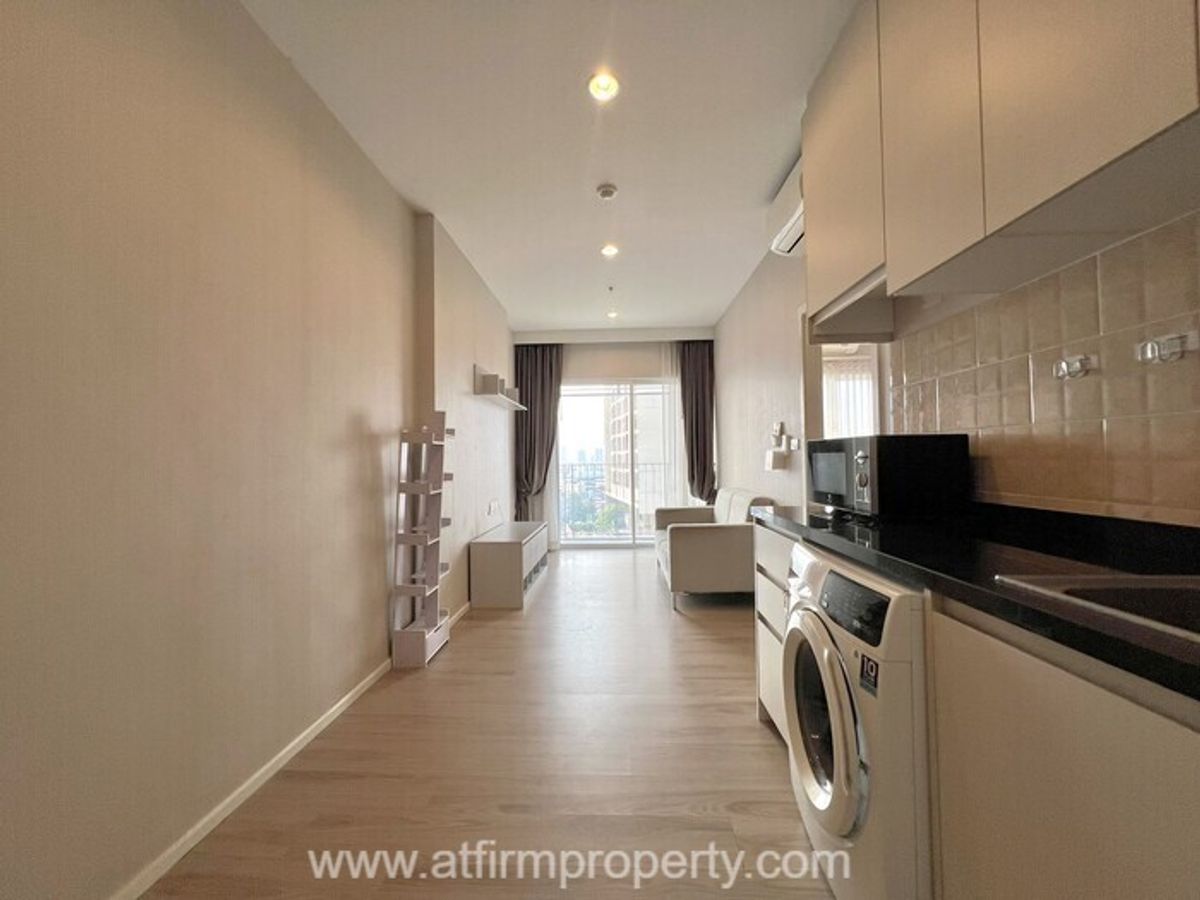 ให้เช่าคอนโดพระราม 5 ราชพฤกษ์ บางกรวย : 💥💥ปล่อยเช่า!! คอนโด Amber by Estern Tiwanon 1Bed 34.38 ตร.ม. ชั้น 12 ห้องใหม่ เฟอร์ครบ สอบถาม LINE ID: @atfirm💥💥