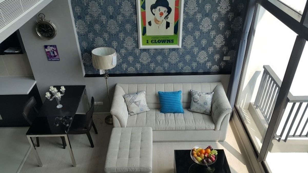ให้เช่าคอนโดอ่อนนุช อุดมสุข : Duplex ห้องสวยมาก!! 60 ตร.ม ชั้นสูง วิวสวย พร้อมให้เช่า