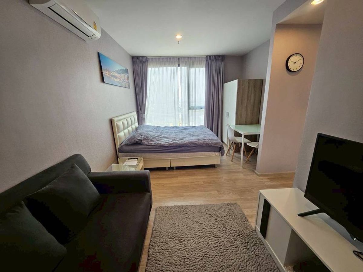 For RentCondoBangna, Bearing, Lasalle : Condo for rent Ideo mobi sukhumvit eastpoint, fully furnished condo, ready to move in, close to BTS Bangna, only 250 meters!!