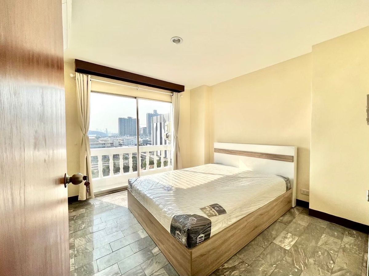 For RentCondoRamkhamhaeng, Hua Mak : Condo for rent, 2 bedrooms, Baan Sukhothai Ramkhamhaeng, ready to move in, near MRT Bang Kapi 📲O97-2161939