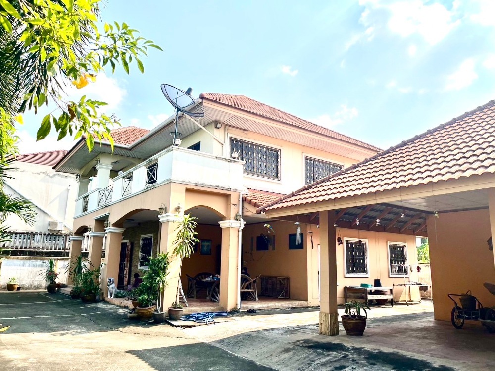 For SaleLandNonthaburi, Bang Yai, Bangbuathong : Land for sale with a 2-storey detached house, area 1 rai 2 ngan 97 square wa, Rama 5 - Nakhon In Road, Bang Khun Kong Subdistrict, Bang Kruai District, Nonthaburi Province