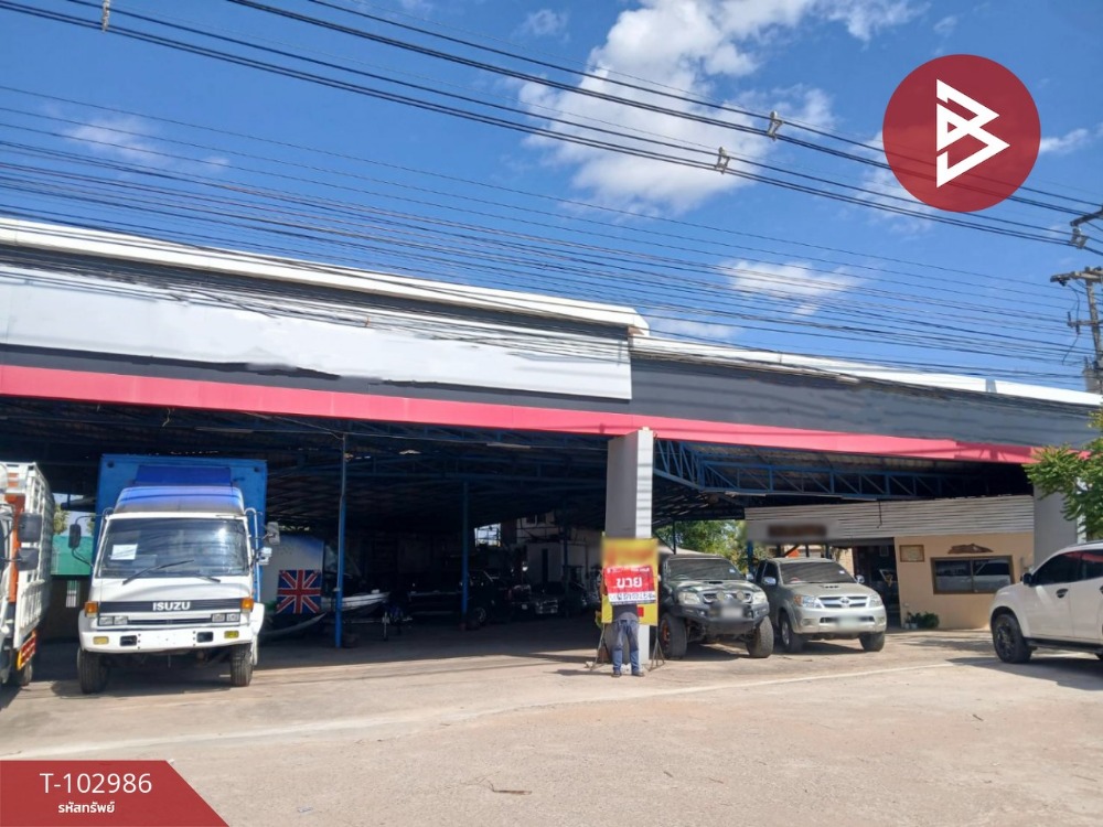 For SaleLandKhon Kaen : Land for sale, prime location, area 2 rai 3 ngan 77.1 square wa, Mueang Khon Kaen, Khon Kaen, with buildings