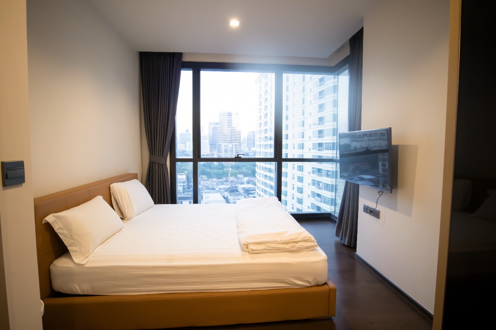 For RentCondoRatchathewi,Phayathai : 📍Condo for rent, large room, near Siam 📍 The Line Ratchathewi, 2 bedrooms