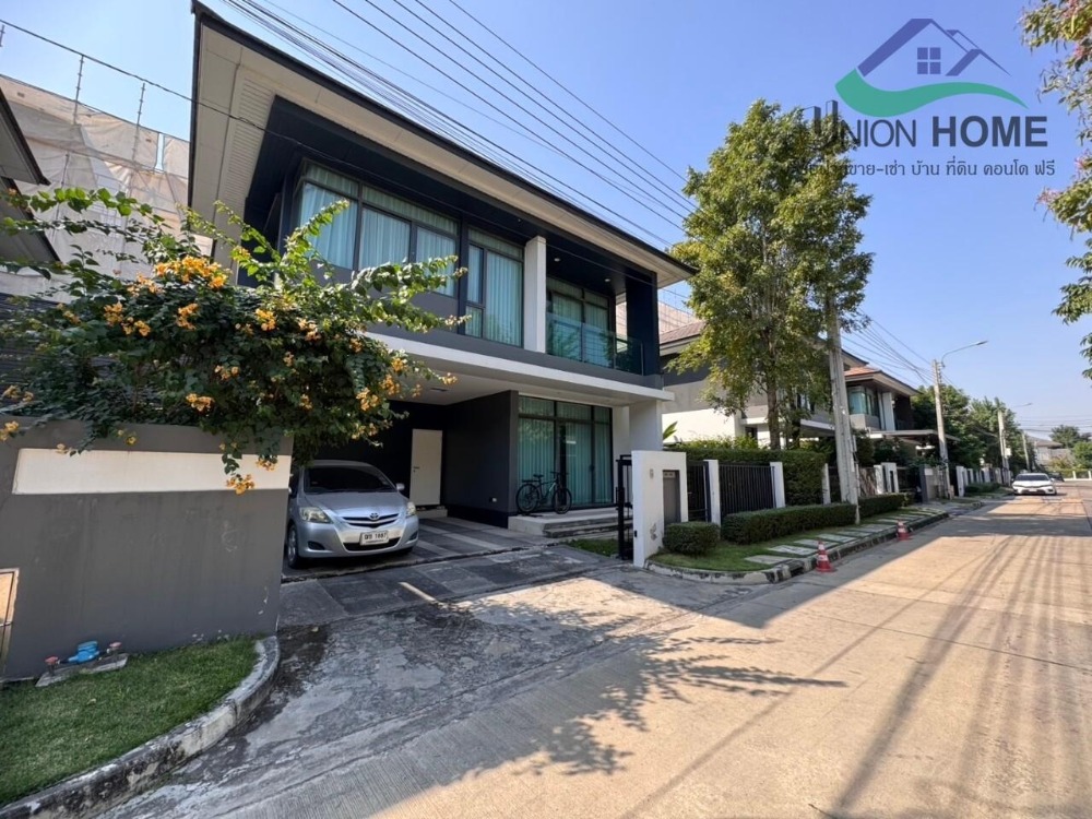 ให้เช่าบ้านพัฒนาการ ศรีนครินทร์ : ให้เช่าบ้านเดี่ยวหมู่บ้านเศรษฐสิริ กรุงเทพกรีฑา เฟอร์ครบพร้อมอยู่ 1 พ.ค. (N.1526)