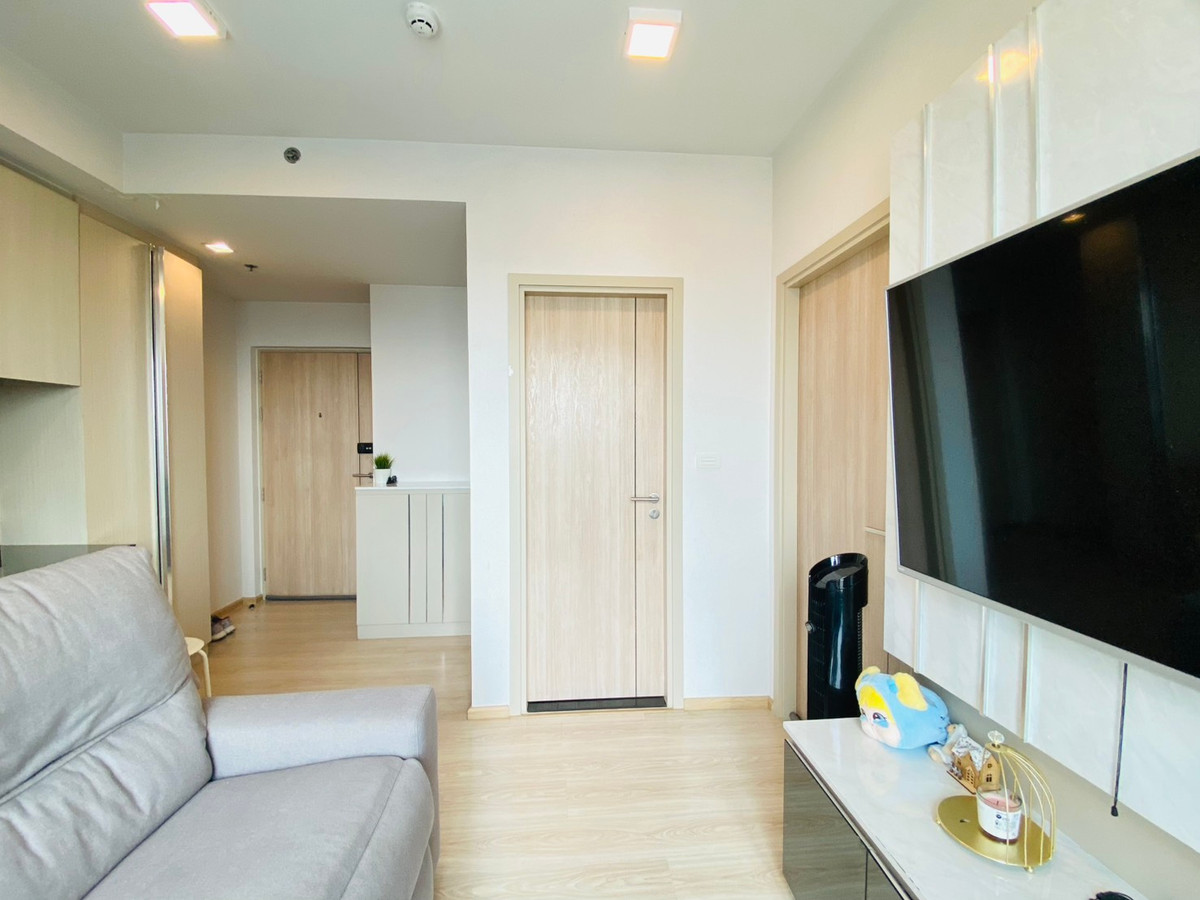 For SaleCondoRattanathibet, Sanambinna : Best price in the project, Condo Unio H Tiwanon, next to MRT station, Tiwanon intersection, size 34.37 sq m., beautiful room, very good condition, fully furnished.