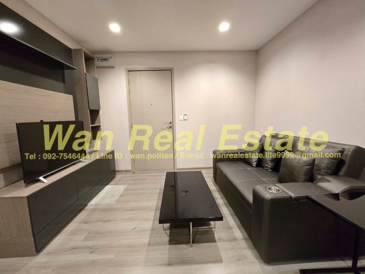 For SaleCondoRattanathibet, Sanambinna : For sale: River view room, The Politan Rive, 30th floor, size 31 sq m., fully furnished, ready to move in