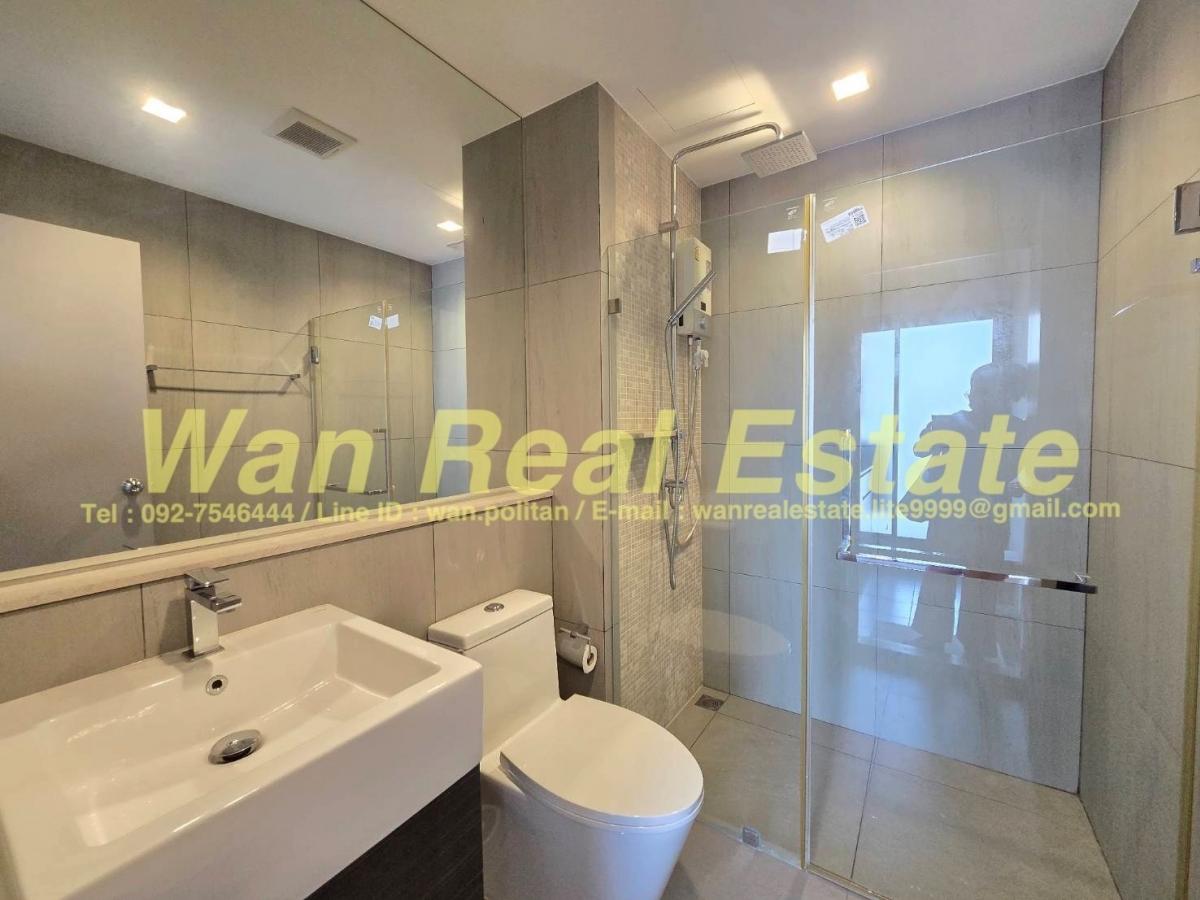 For SaleCondoRattanathibet, Sanambinna : For sale: River view room, The Politan Rive, 30th floor, size 31 sq m., fully furnished, ready to move in