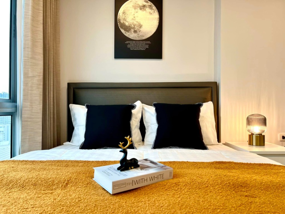 For SaleCondoOnnut, Udomsuk : Condo The Base Sukhumvit 77, beautiful room, fully furnished, ready to sell