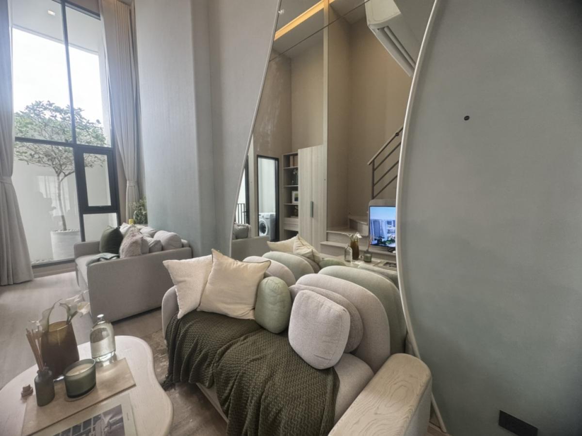 For SaleCondoKasetsart, Ratchayothin : Reference Kaset District, opposite Kasetsart University, 4.8 m high ceiling room. 💢Fully Furnished💢Starting price 4.29 million baht*☎️ contact 0646428664 (Phat)