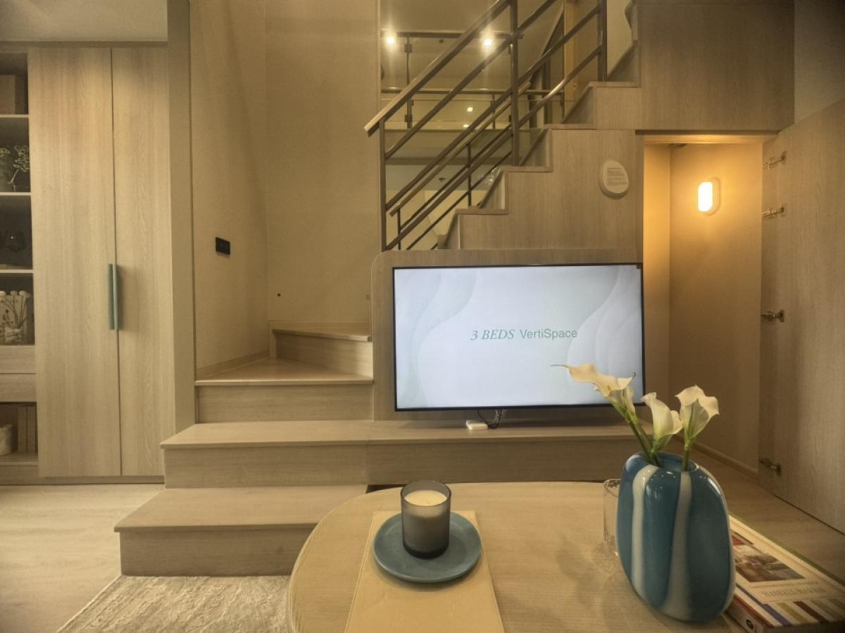 For SaleCondoKasetsart, Ratchayothin : Reference Kaset District, opposite Kasetsart University, 4.8 m. high ceiling room. 💢Fully Furnished💢3Bed, starting price 6.17 million baht*☎️ contact 0646428664 (Phat)