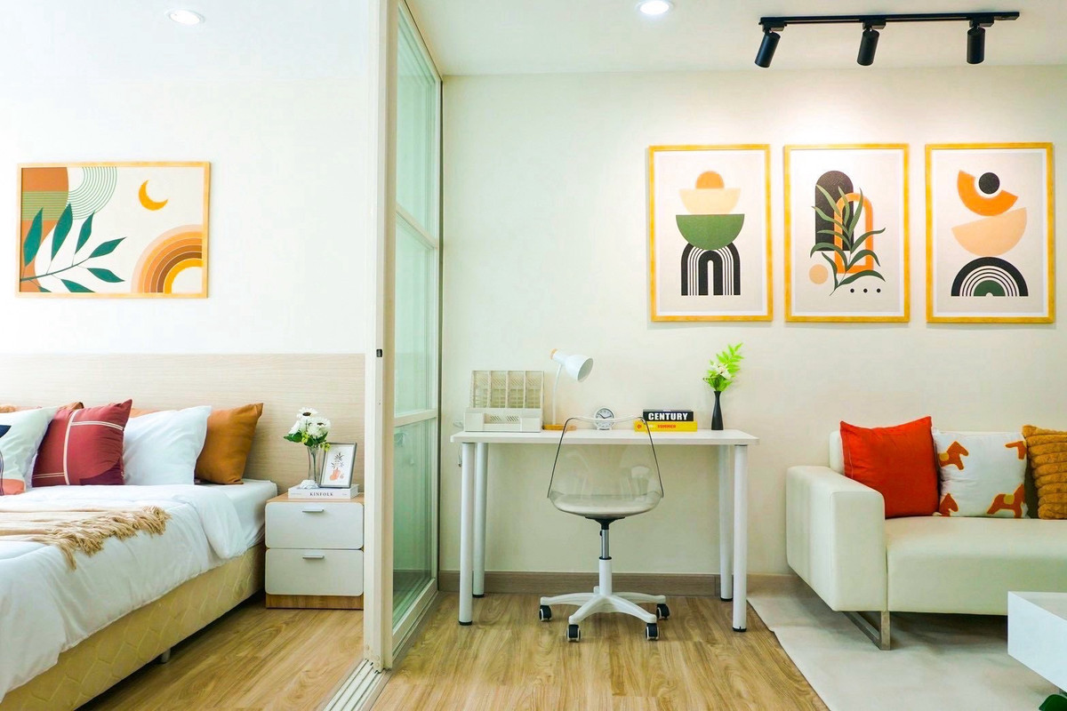 ขายคอนโดพัฒนาการ ศรีนครินทร์ : 🌿 ห้องใหญ่แต่งสวย Condo Elements Srinakarin