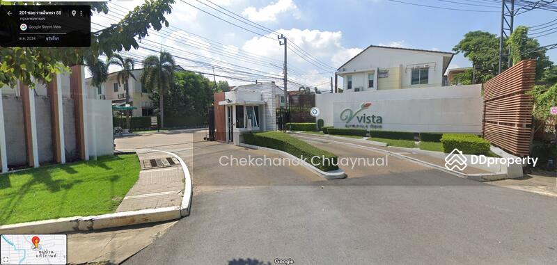 For SaleTownhomeNawamin, Ramindra : Beautiful townhouse for sale, Vista Avenue Watcharapol Village, 21.7 sq.w., main road, 3 bedrooms, 2 bathrooms, 2.39 million