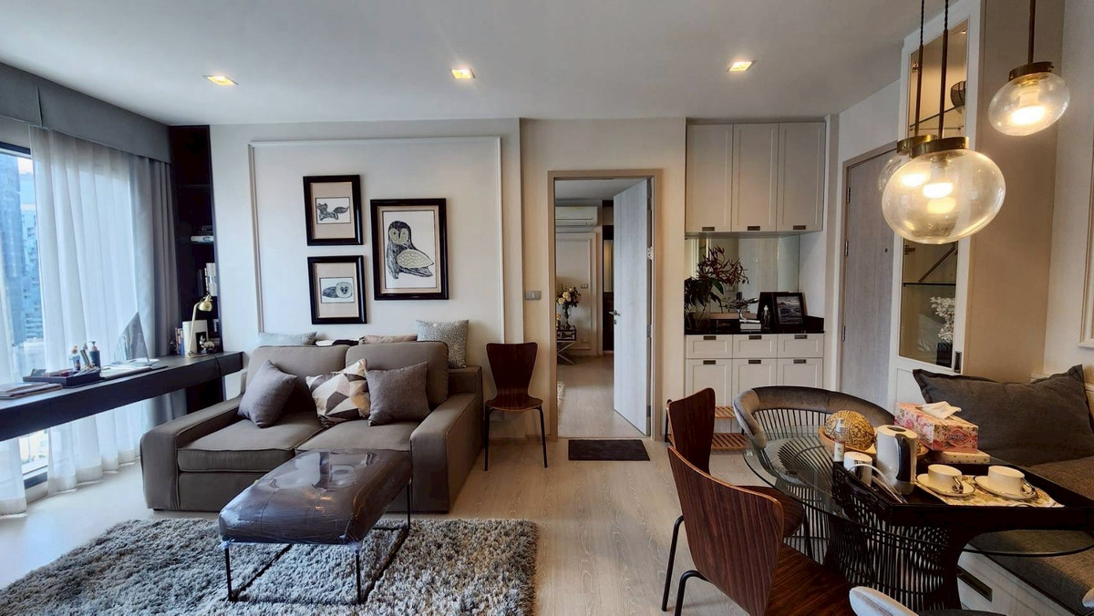 For RentCondoSukhumvit, Asoke, Thonglor : (FOR RENT) RHYTHM Sukhumvit 36-38 I 1-BR, Fully Furnished & Equipped. Near 🚆BTS Thong Lo