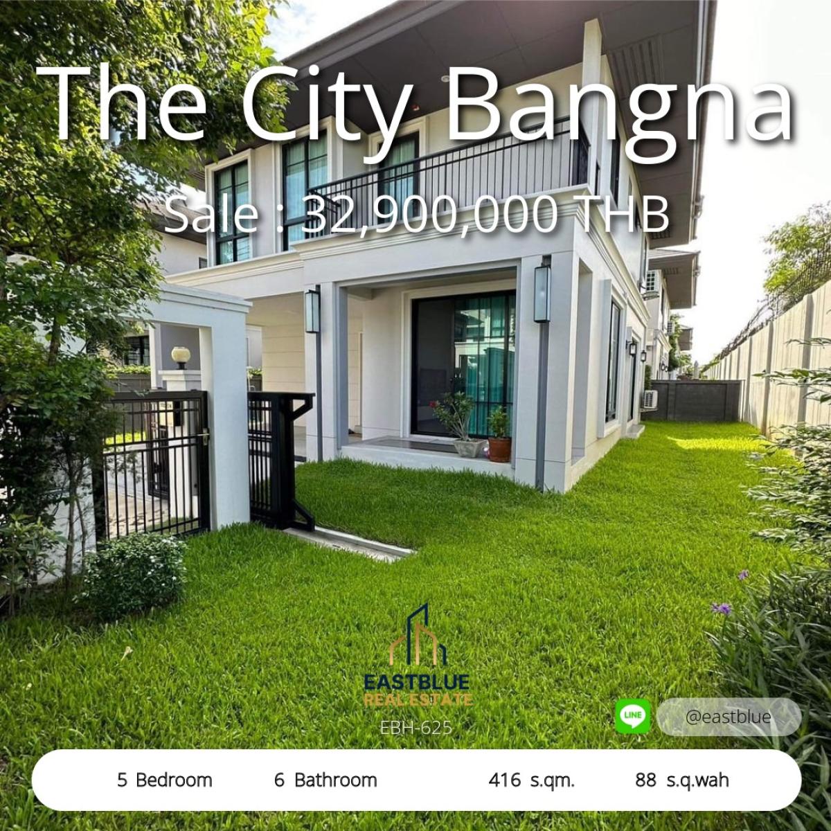 For SaleHouseBangna, Bearing, Lasalle : ✅Luxury home, special price 5b6b 32.9mb - The City Bangna.