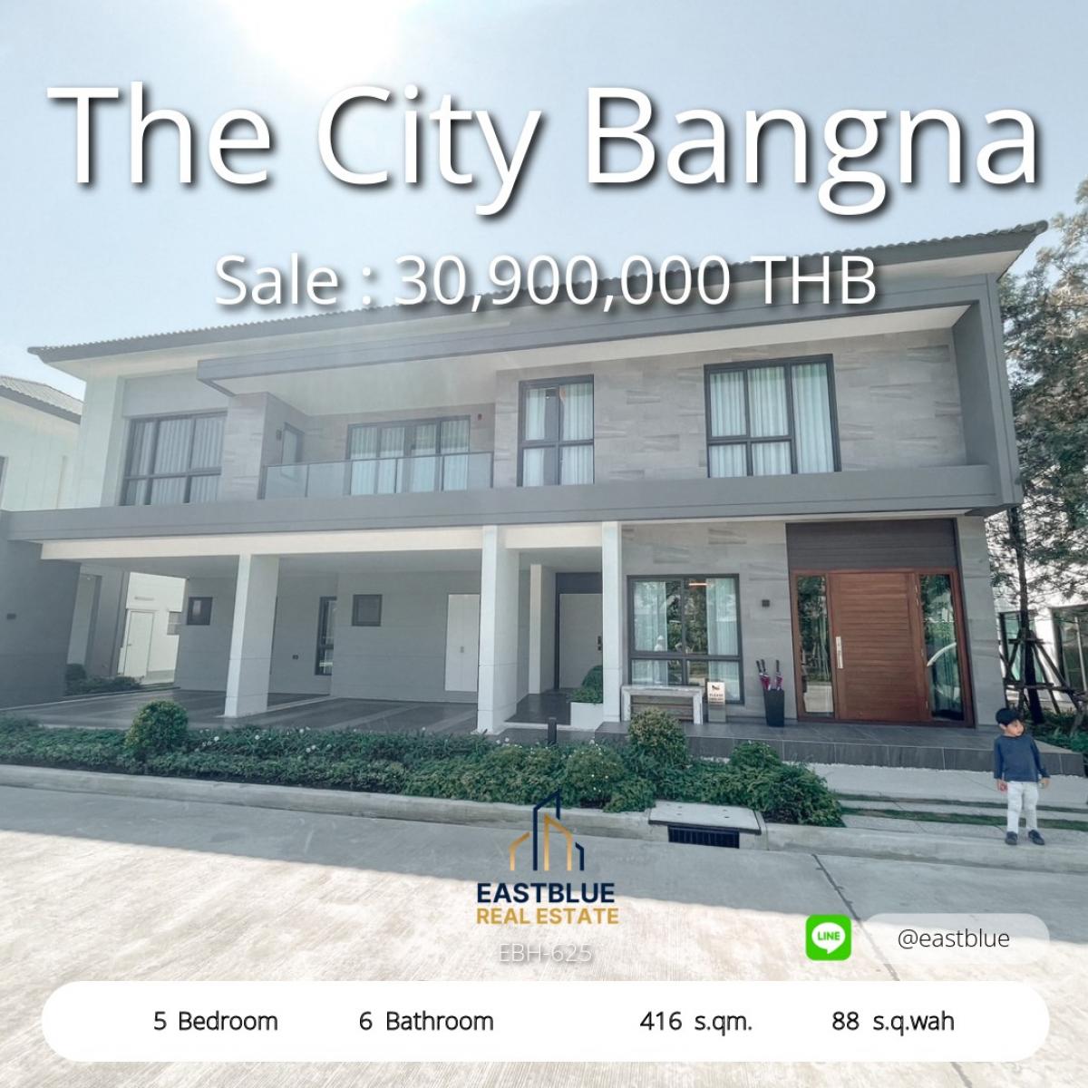 For SaleHouseBangna, Bearing, Lasalle : ✅Luxury home, special price 5b6b 32.9mb - The City Bangna.