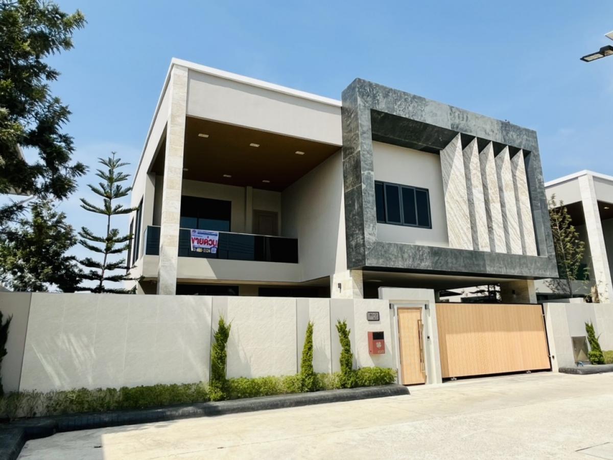 For SaleHousePattaya, Bangsaen, Chonburi : Madcha Nirvana, Madcha Nirvana Pattaya, new house, built in + solar cell, almost 2 million, more beautiful than an angel.