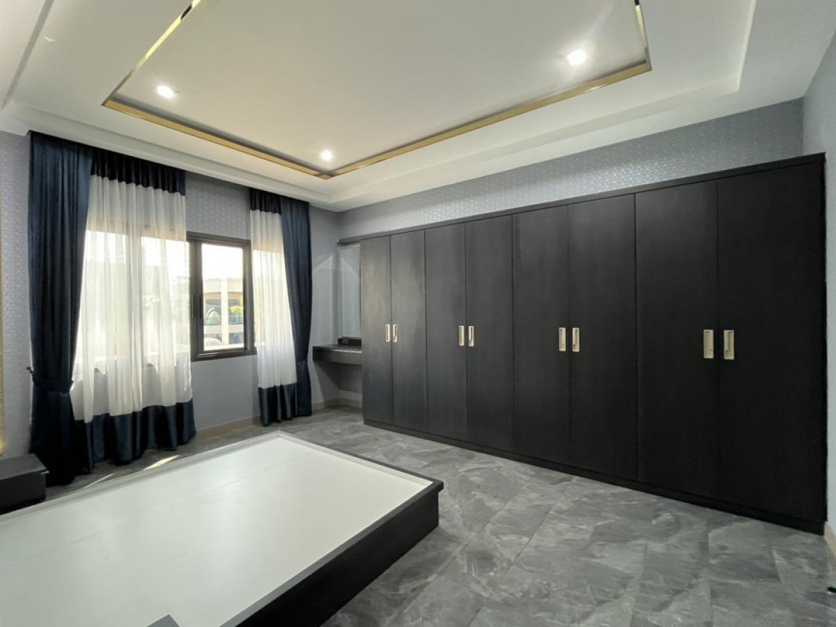 For SaleHousePattaya, Bangsaen, Chonburi : Madcha Nirvana, Madcha Nirvana Pattaya, new house, built in + solar cell, almost 2 million, more beautiful than an angel.