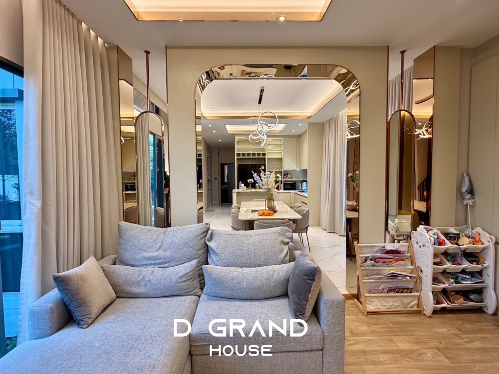 For SaleHouseSeri Thai, Ramkhamhaeng Nida : For sale: Luxury house, beautifully decorated, ready to move in! Bangkok Boulevard Signature Lat Phrao–Seri Thai