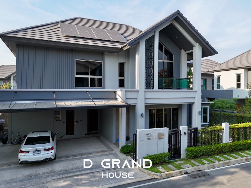 For SaleHouseSeri Thai, Ramkhamhaeng Nida : For sale: Luxury house, beautifully decorated, ready to move in! Bangkok Boulevard Signature Lat Phrao–Seri Thai