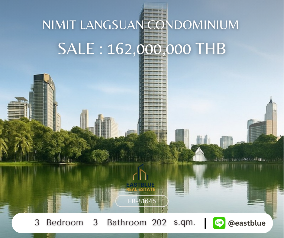 For SaleCondoWitthayu, Chidlom, Langsuan, Ploenchit : ขายคอนโดหรู Nimit Langsuan: ที่สุดของความสะดวกสบายในใจกลางเมือง