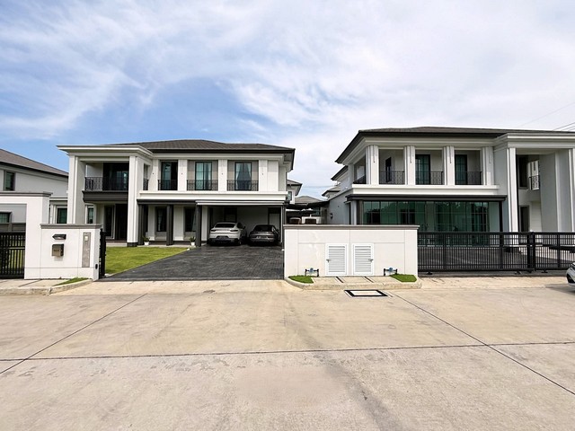 For SaleHousePathum Thani,Rangsit, Thammasat : HR2118 For sale, single house, for rent, luxury single house, golf course view, Setthasiri project, Bangkok - Pathum Thani, fully furnished, ready to move in