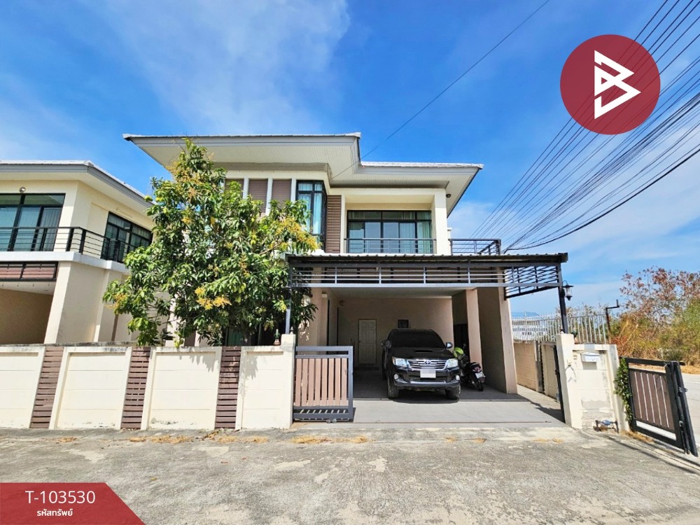 ขายบ้านพัทยา บางแสน ชลบุรี สัตหีบ : ขายบ้านเดี่ยว หมู่บ้านวราศิริ เพลส (Warasiri Place) เสม็ด ชลบุรี